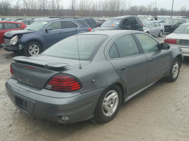1G2NE52F73C154315 - 2003 PONTIAC GRAND AM S GRAY photo 4