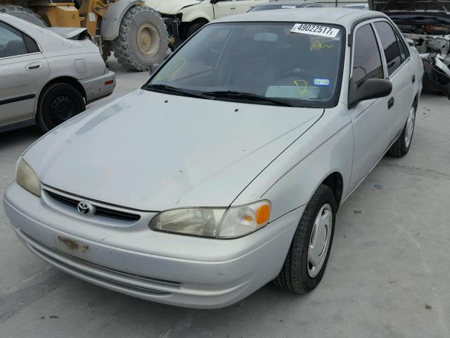 1NXBR12E5YZ379445 - 2000 TOYOTA COROLLA VE SILVER photo 2