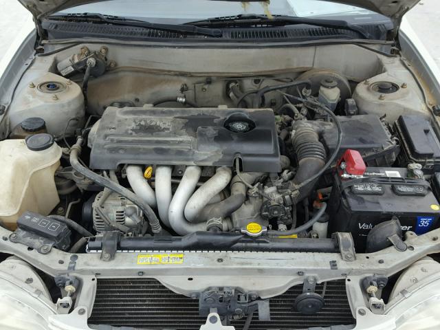 1NXBR12E5YZ379445 - 2000 TOYOTA COROLLA VE SILVER photo 7