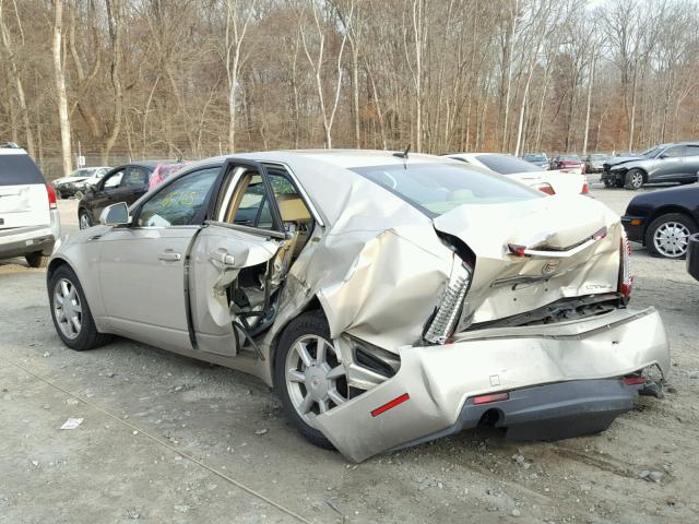 1G6DS57V680174454 - 2008 CADILLAC CTS HI FEA WHITE photo 3