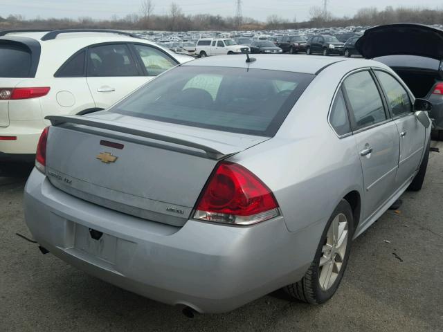 2G1WC5E34E1105646 - 2014 CHEVROLET IMPALA LIM SILVER photo 4