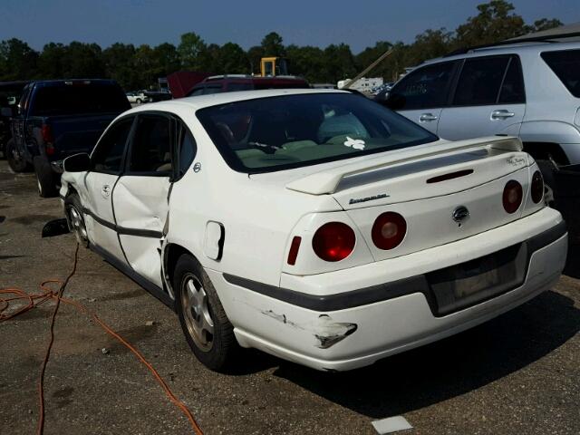 2G1WF52E949417250 - 2004 CHEVROLET IMPALA WHITE photo 3