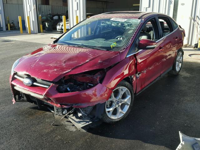 1FADP3J23EL122412 - 2014 FORD FOCUS TITA RED photo 2