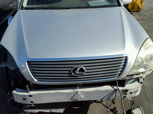 JTHBN30F830100642 - 2003 LEXUS LS 430 SILVER photo 7