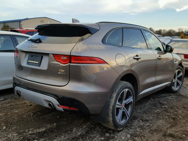 SADCM2BV3HA892390 - 2017 JAGUAR F-PACE S BROWN photo 4