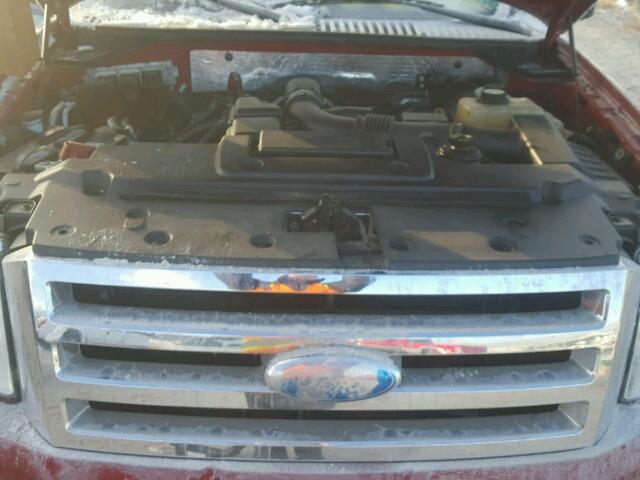 1FMFU15558LA35583 - 2008 FORD EXPEDITION RED photo 7