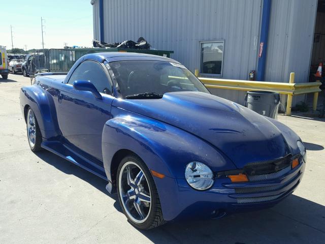 1GCES14P04B108299 - 2004 CHEVROLET SSR 蓝色 照片 1