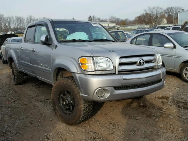 5TBDT44164S442828 - 2004 TOYOTA TUNDRA DOU SILVER photo 1