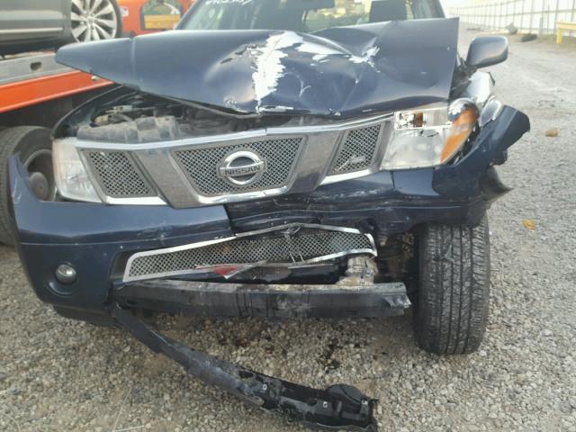 5N1AR18W17C612186 - 2007 NISSAN PATHFINDER BLUE photo 9