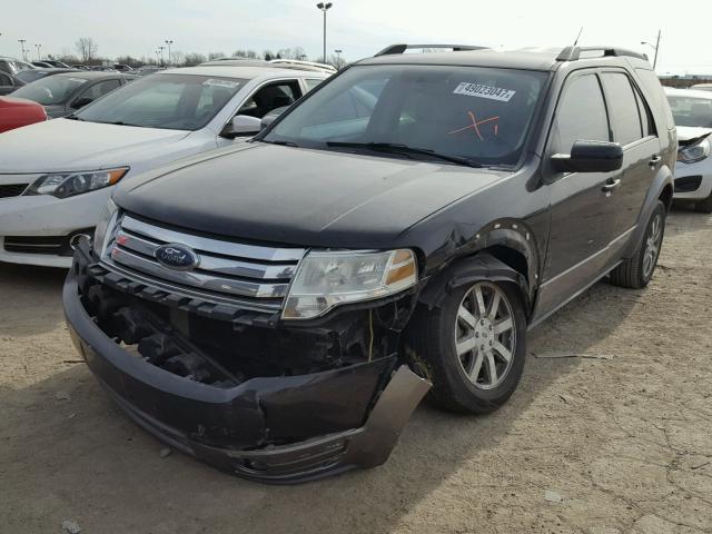 1FMDK02W48GA22854 - 2008 FORD TAURUS X S BLACK photo 2