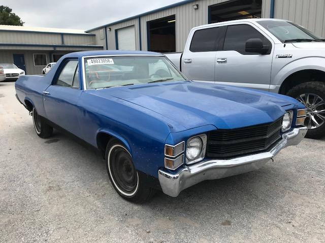 134801L165008 - 1971 CHEVROLET EL CAMINO BLUE photo 1