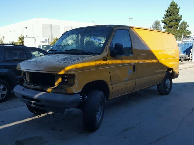 1FTSE34P65HA59596 - 2005 FORD ECONOLINE YELLOW photo 2