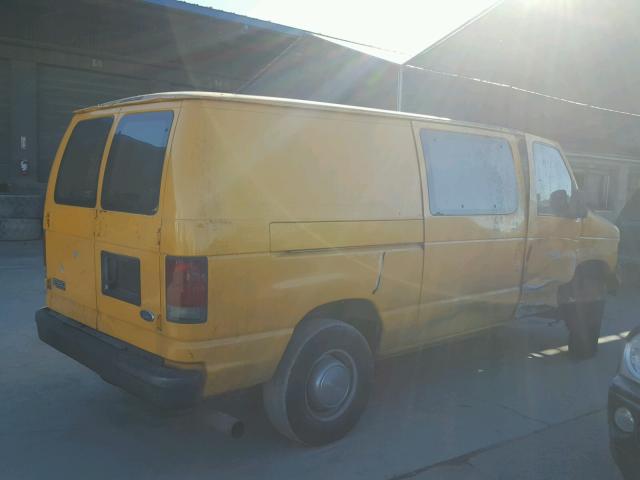 1FTSE34P65HA59596 - 2005 FORD ECONOLINE YELLOW photo 4