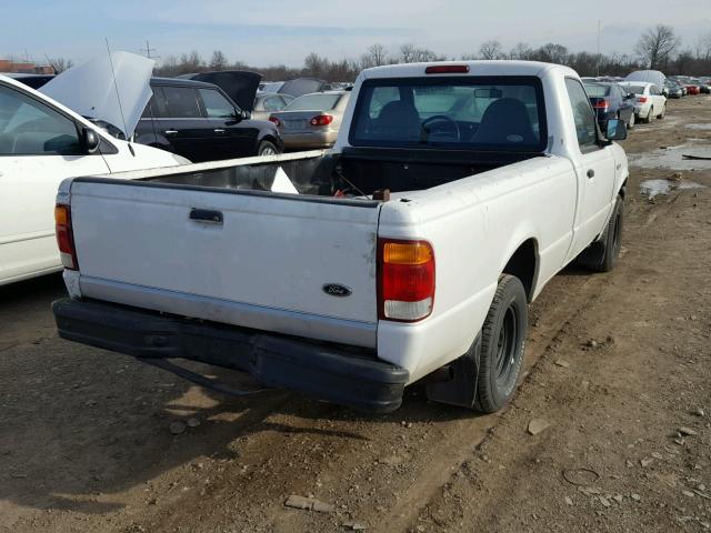 1FTYR10U1WUB10283 - 1998 FORD RANGER WHITE photo 4