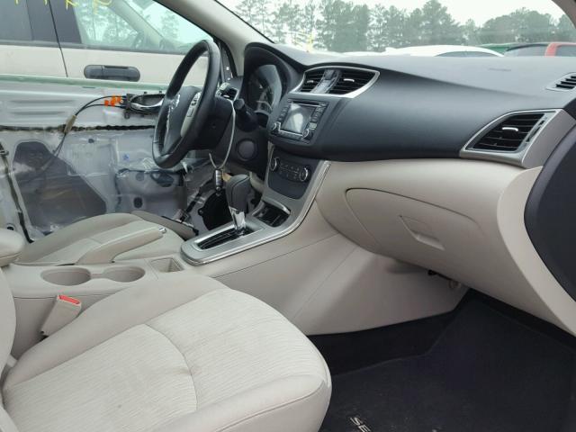 3N1AB7AP5FY359770 - 2015 NISSAN SENTRA S WHITE photo 5