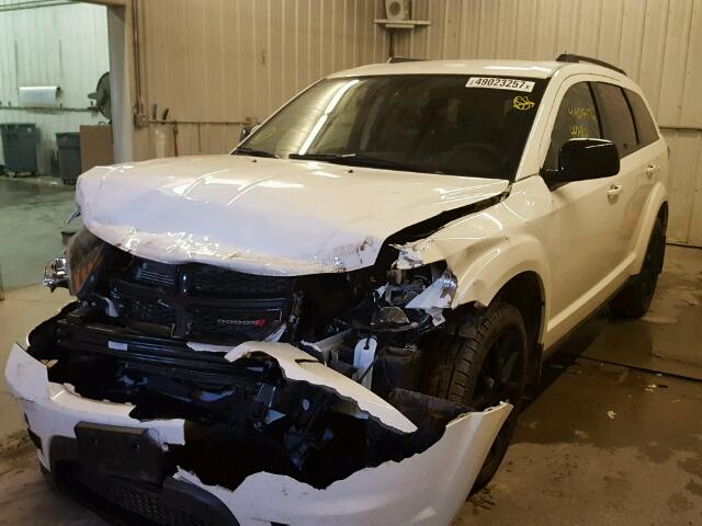 3C4PDDBG2FT725843 - 2015 DODGE JOURNEY SX WHITE photo 2