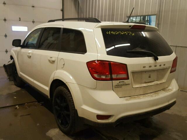 3C4PDDBG2FT725843 - 2015 DODGE JOURNEY SX WHITE photo 3