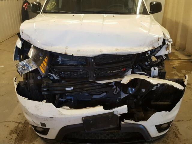 3C4PDDBG2FT725843 - 2015 DODGE JOURNEY SX WHITE photo 9