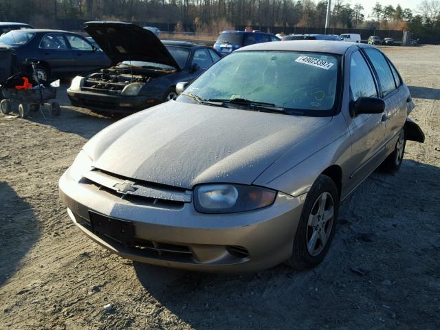 1G1JF52F647172296 - 2004 CHEVROLET CAVALIER L TAN photo 2