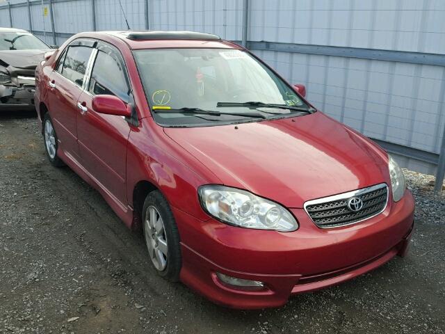 2T1BR32E78C862254 - 2008 TOYOTA COROLLA CE RED photo 1