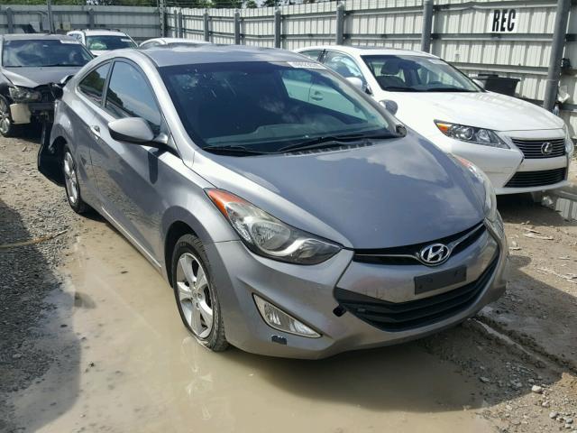 KMHDH6AE0DU005488 - 2013 HYUNDAI ELANTRA CO SILVER photo 1