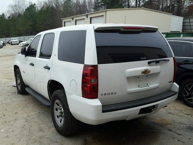 1GNFK13048R265833 - 2008 CHEVROLET TAHOE K150 WHITE photo 3