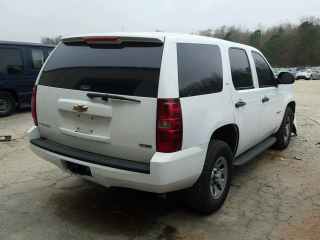 1GNFK13048R265833 - 2008 CHEVROLET TAHOE K150 WHITE photo 4