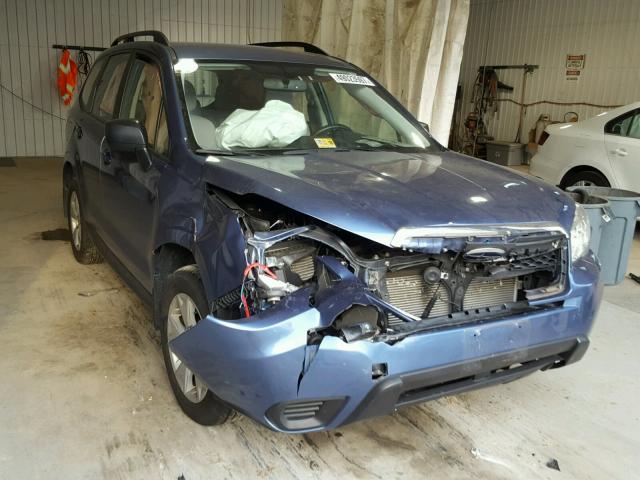 JF2SJABC2GH460664 - 2016 SUBARU FORESTER 2 BLUE photo 1