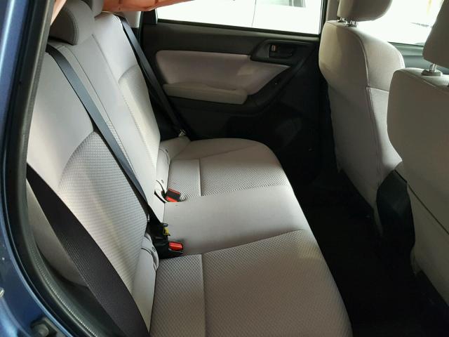 JF2SJABC2GH460664 - 2016 SUBARU FORESTER 2 BLUE photo 6