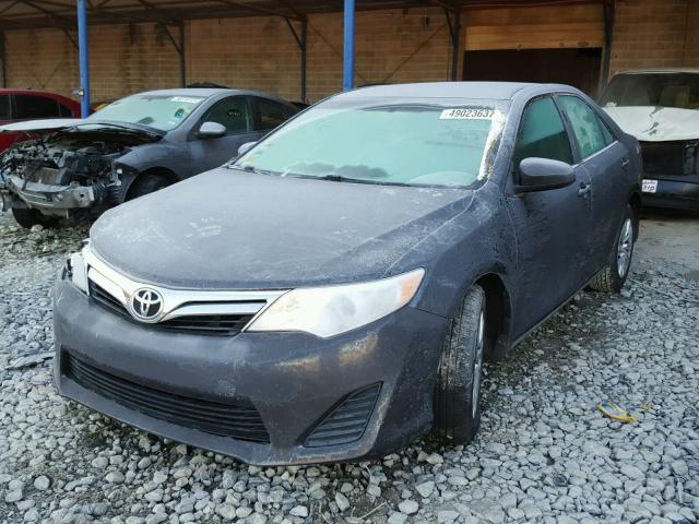 4T4BF1FK4DR278163 - 2013 TOYOTA CAMRY L GRAY photo 2