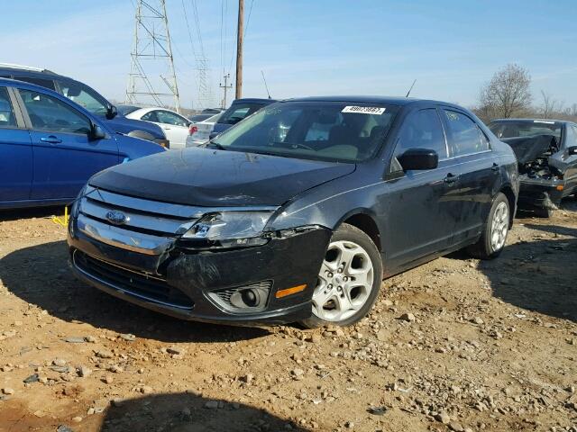 3FAHP0HA4AR205016 - 2010 FORD FUSION SE BLACK photo 2