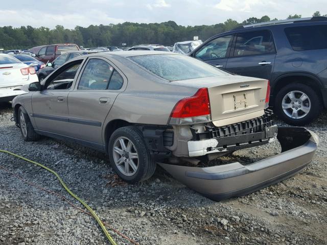 YV1RS61R822121412 - 2002 VOLVO S60 BEIGE photo 3