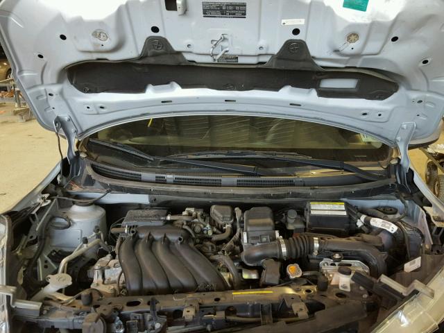 3N1CN7AP1GL802009 - 2016 NISSAN VERSA S SILVER photo 7