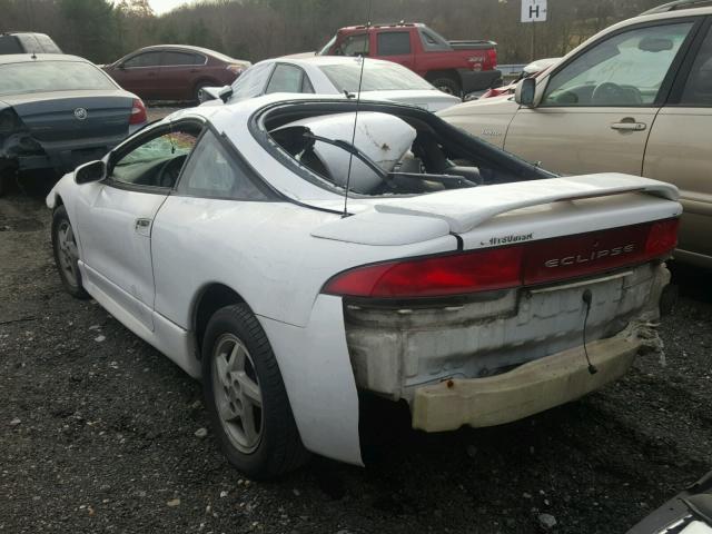 4A3AK44Y3SE227921 - 1995 MITSUBISHI ECLIPSE GS WHITE photo 3