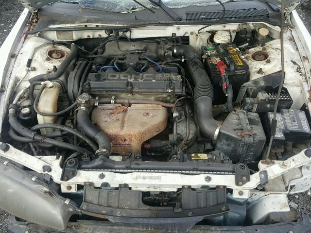 4A3AK44Y3SE227921 - 1995 MITSUBISHI ECLIPSE GS WHITE photo 7