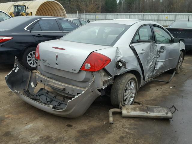 1G2ZG548454156157 - 2005 PONTIAC G6 SILVER photo 4