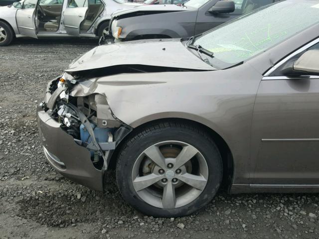1G1ZC5E00CF285605 - 2012 CHEVROLET MALIBU 1LT გრაფიტი ფოტო 9