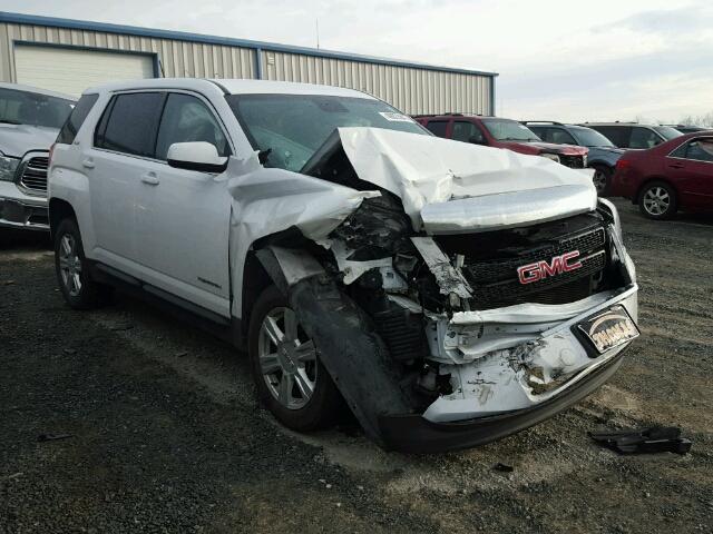 2GKFLVEK1F6269279 - 2015 GMC TERRAIN SL WHITE photo 1