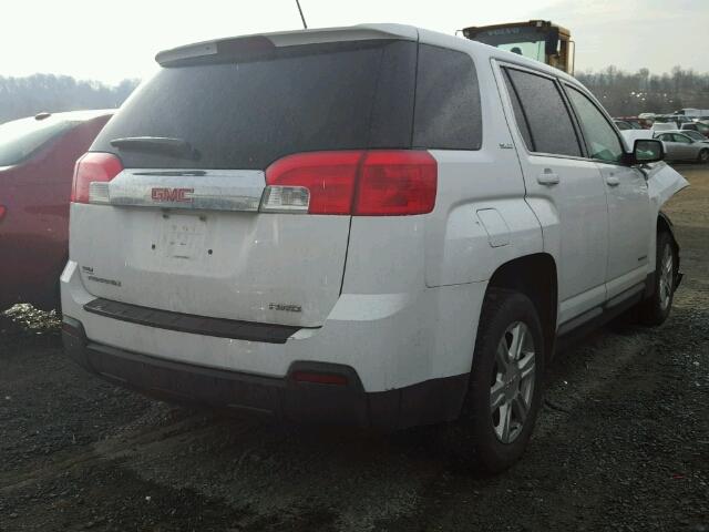 2GKFLVEK1F6269279 - 2015 GMC TERRAIN SL WHITE photo 4