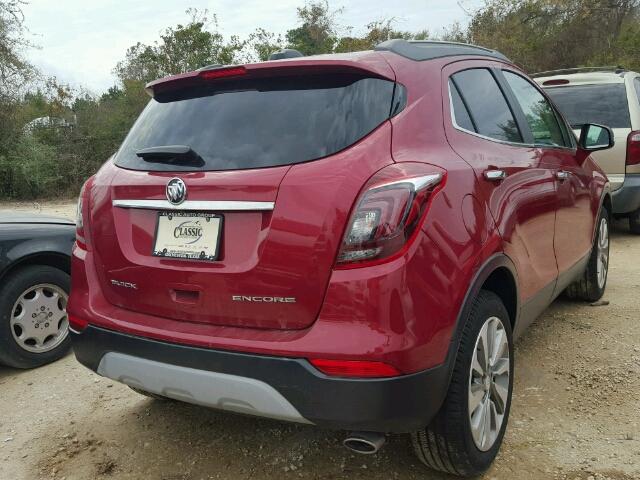 KL4CJASB1HB032626 - 2017 BUICK ENCORE PRE RED photo 4