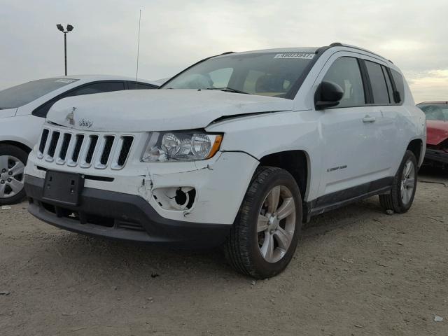 1J4NF1FB5BD283620 - 2011 JEEP COMPASS SP WHITE photo 2