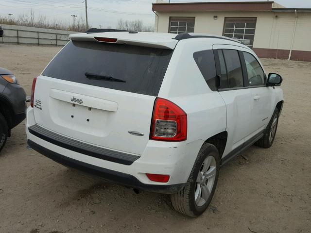 1J4NF1FB5BD283620 - 2011 JEEP COMPASS SP WHITE photo 4