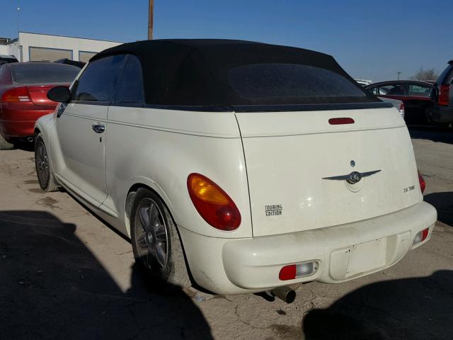 3C3EY55E45T324454 - 2005 CHRYSLER PT CRUISER WHITE photo 3