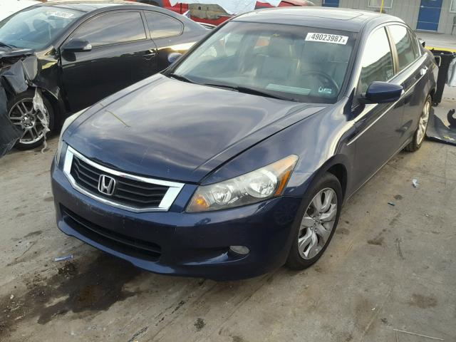 1HGCP36849A005704 - 2009 HONDA ACCORD EXL BLUE photo 2