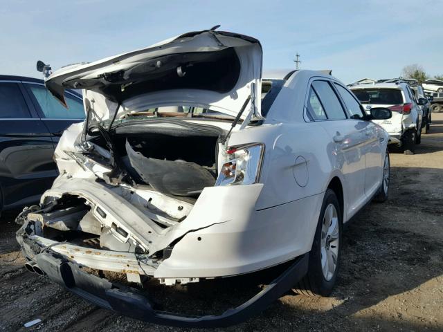 1FAHP2EW5BG173889 - 2011 FORD TAURUS SEL WHITE photo 4