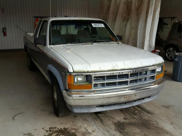 1B7FL23X8MS304712 - 1991 DODGE DAKOTA WHITE photo 1