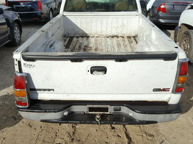 1GTEC14W1YE126173 - 2000 GMC NEW SIERRA WHITE photo 6