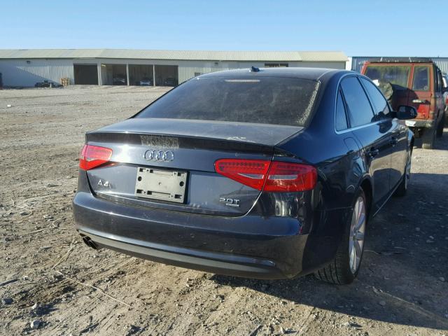 WAUFFAFL9DN029101 - 2013 AUDI A4 PREMIUM GRAY photo 4