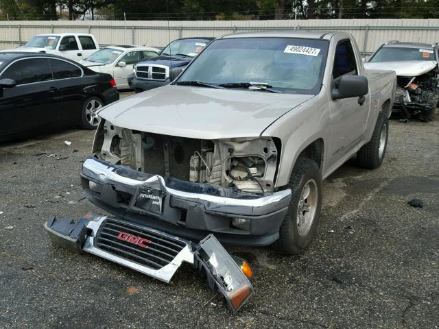 1GTCS148848223293 - 2004 GMC CANYON TAN photo 2