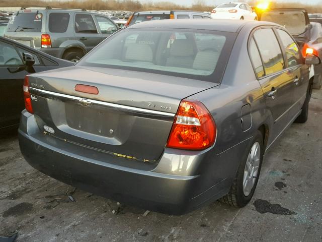 1G1ZT51826F281894 - 2006 CHEVROLET MALIBU LT GRAY photo 4